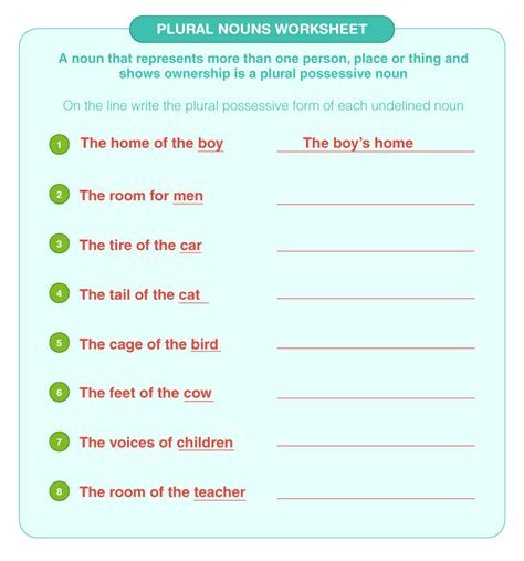 k5 learning english worksheets|Possessives .